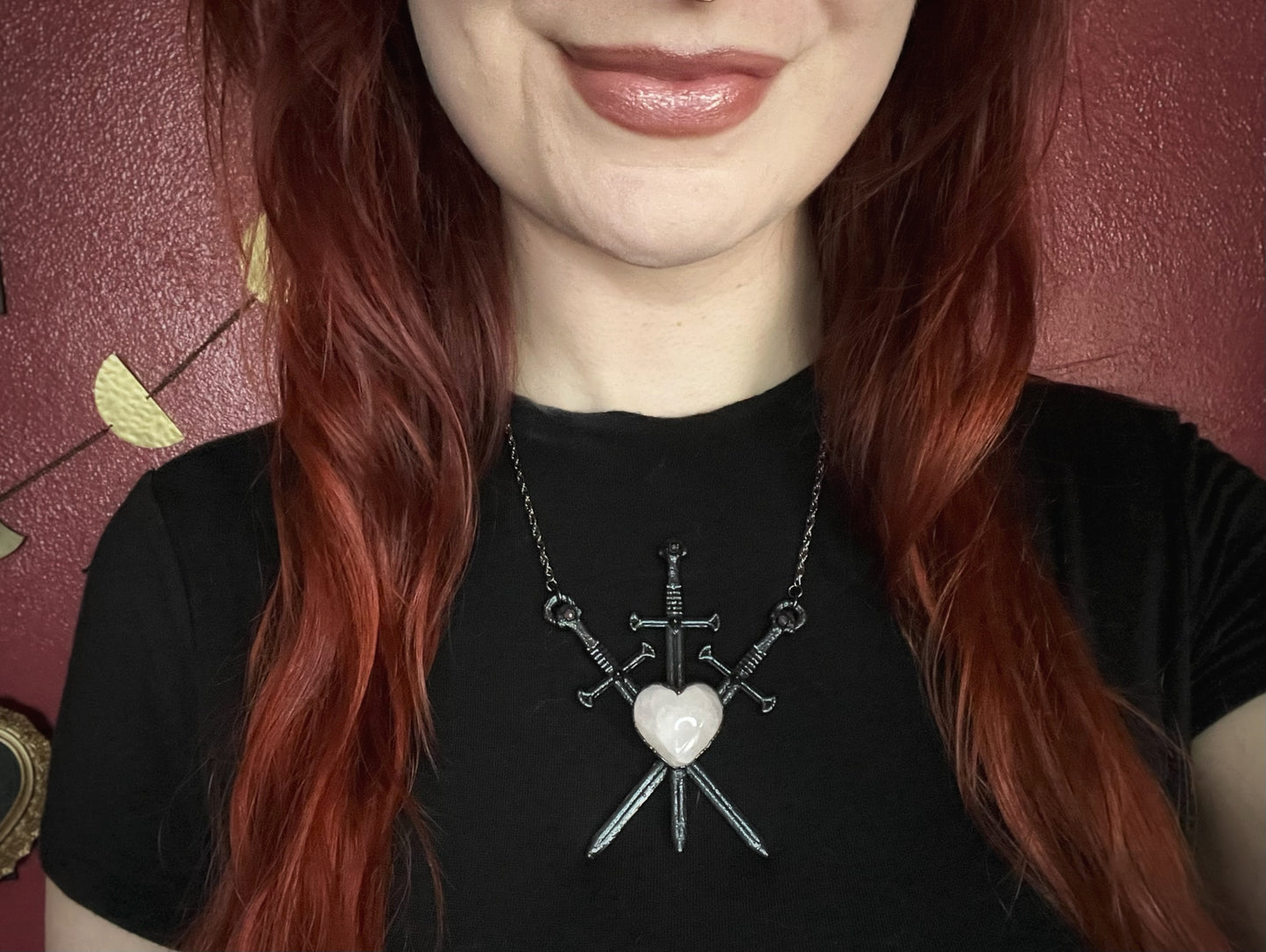 Three of Swords - Rose Quartz