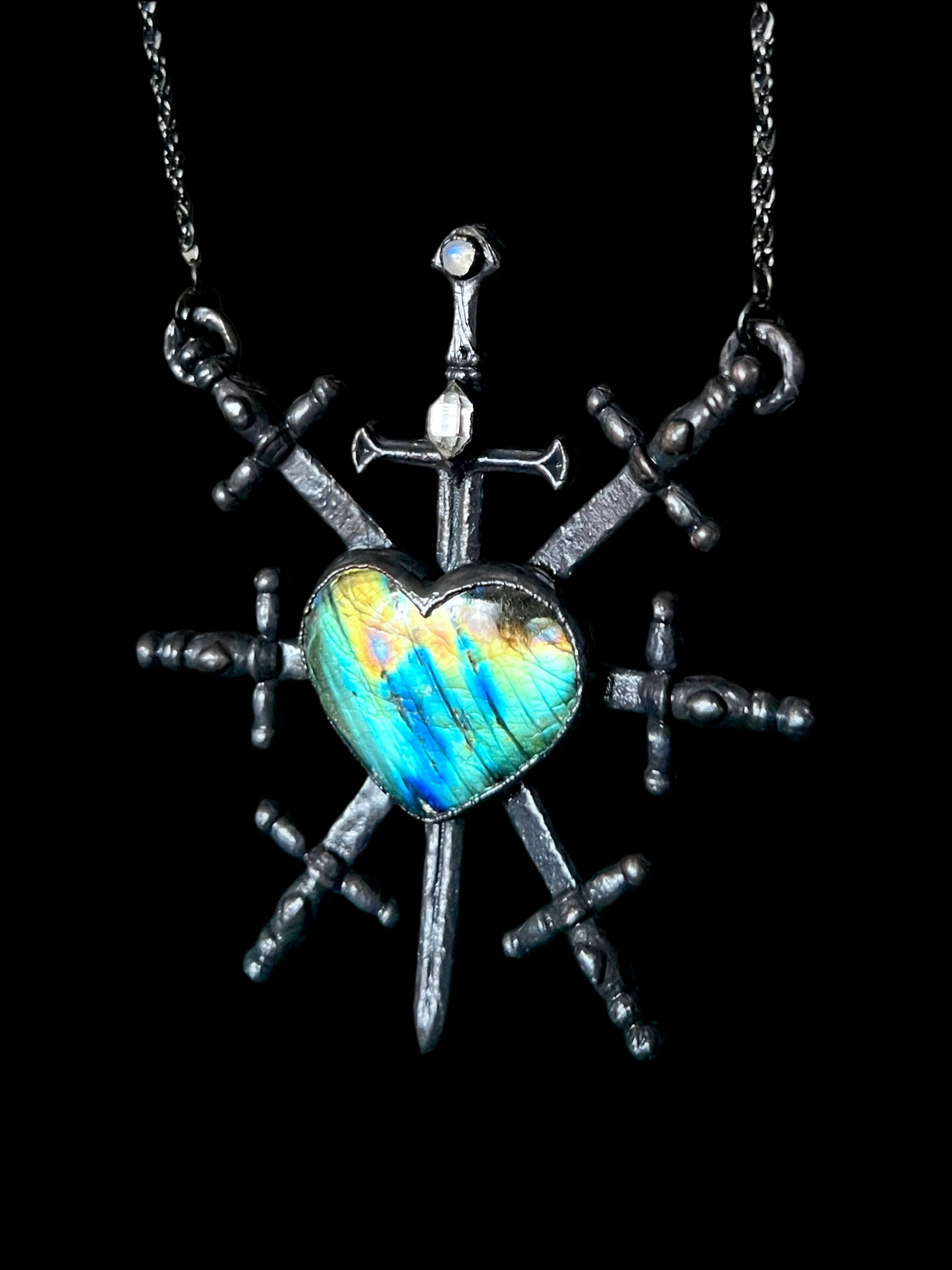 Seven of Swords - Labradorite