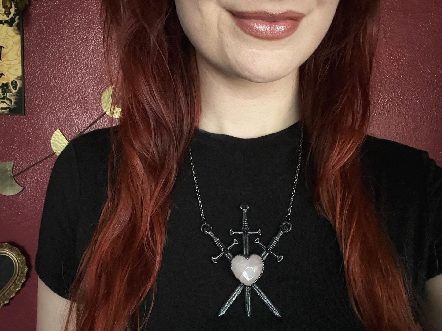 Three of Swords - Rose Quartz