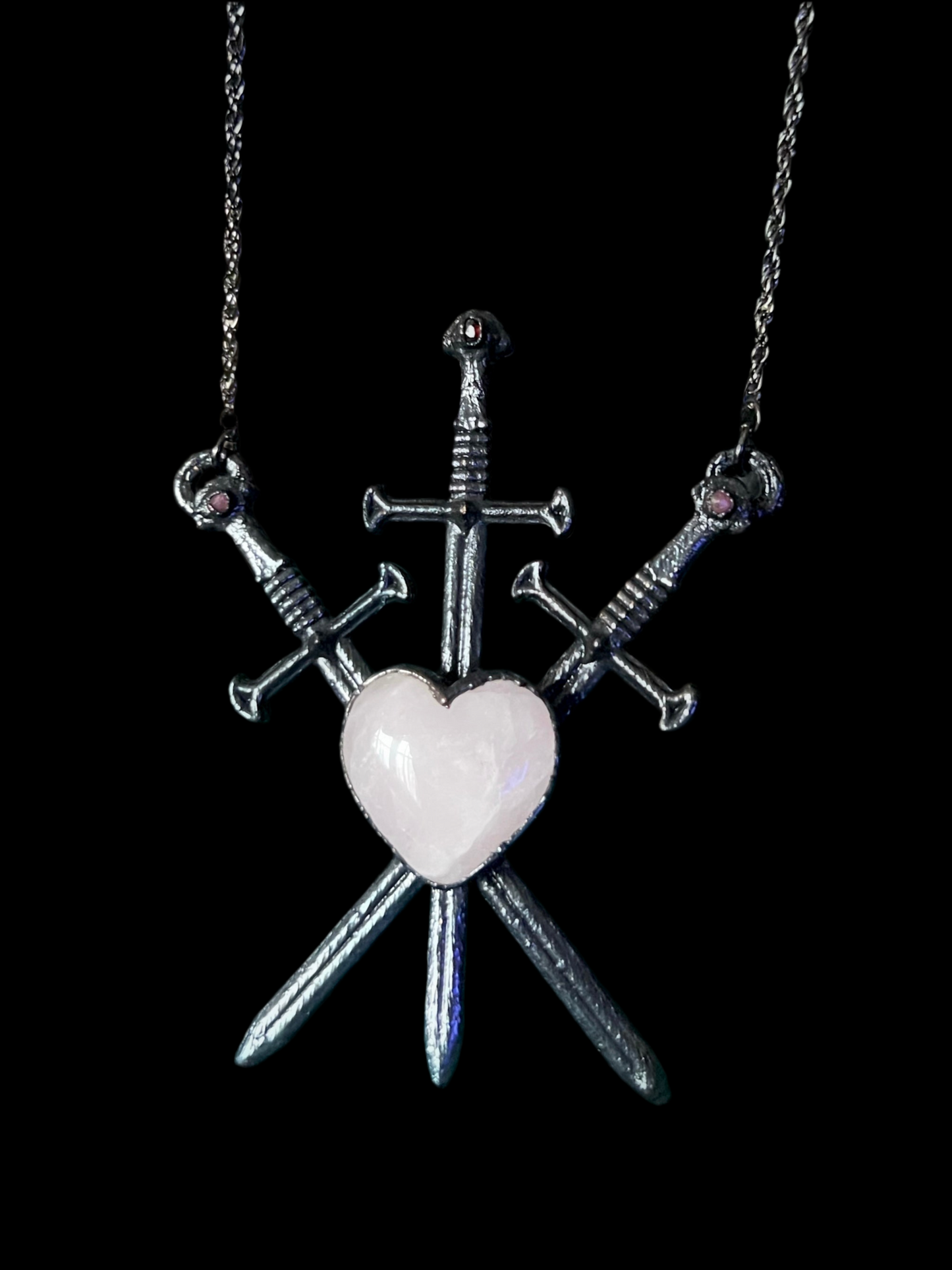Three of Swords - Rose Quartz