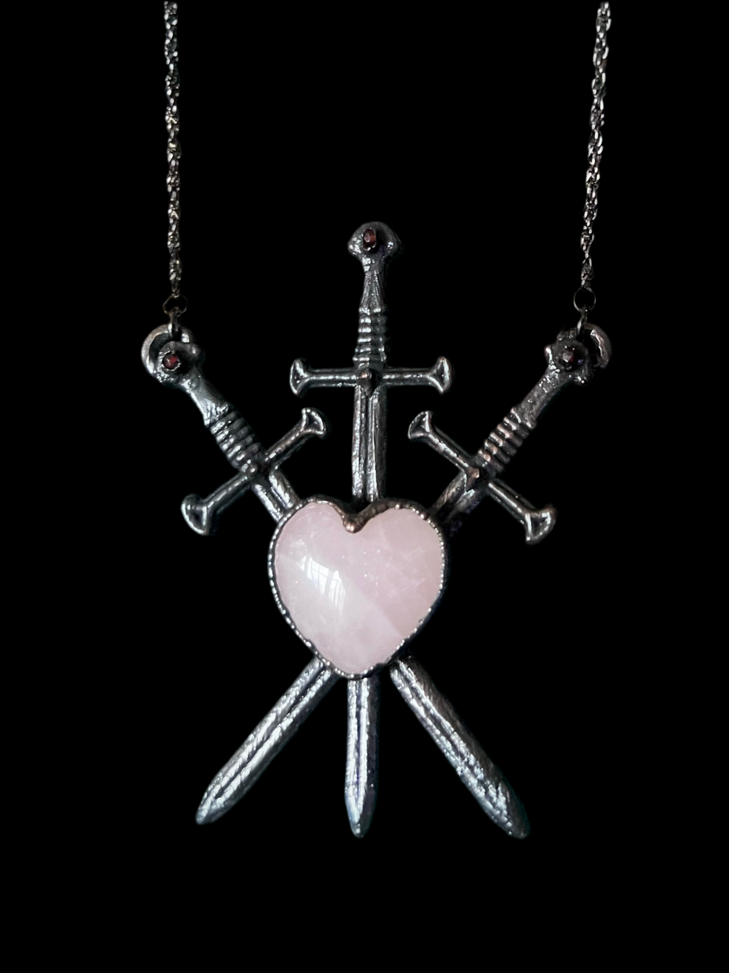Three of Swords - Rose Quartz