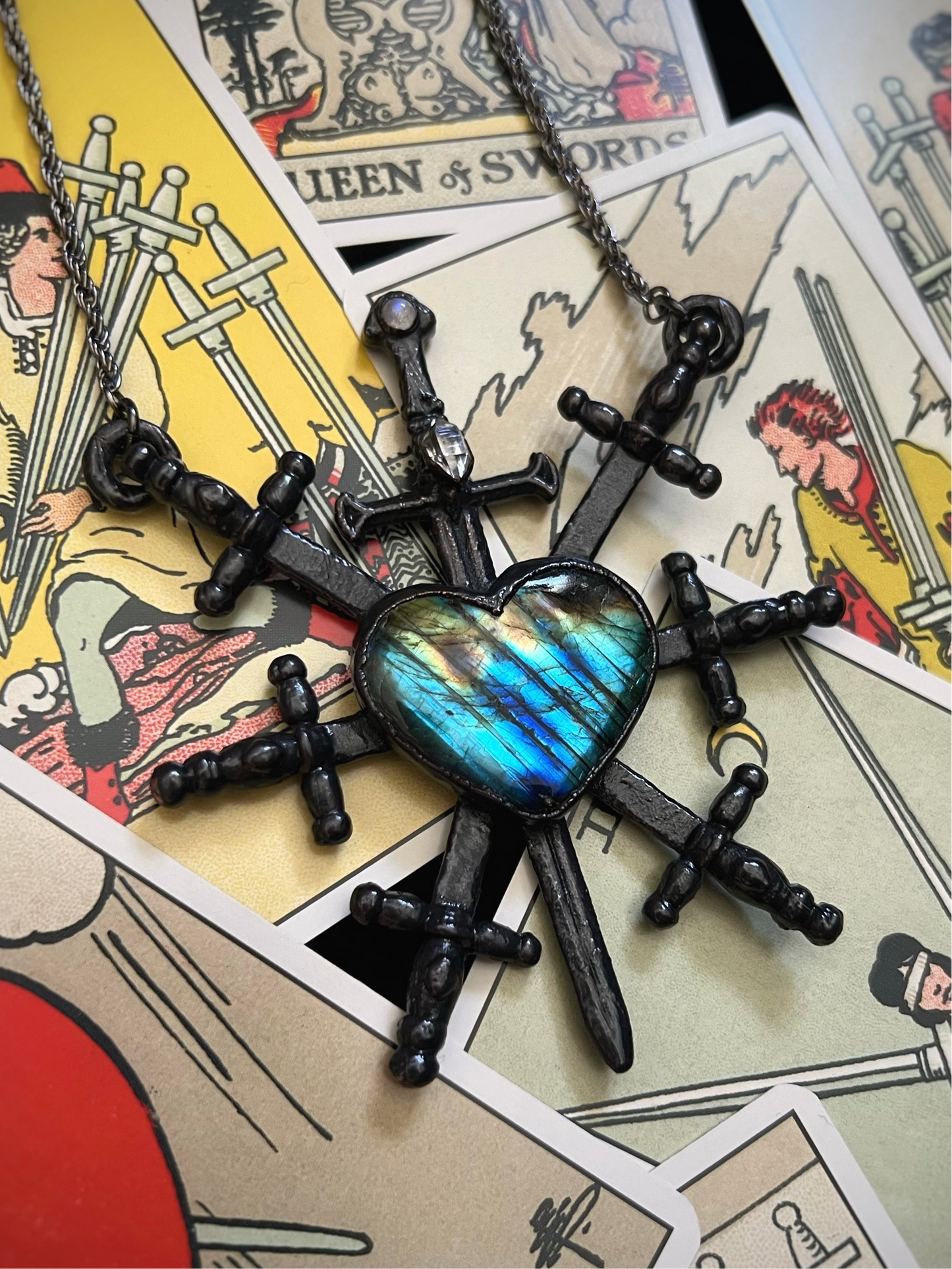 Seven of Swords - Labradorite